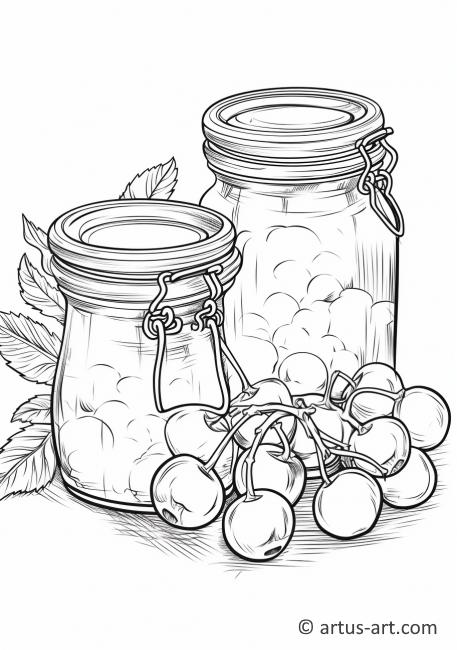 Cranberry Jam Coloring Page